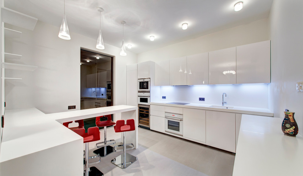 Обложка проекта: Дизайн проект 2-х уровневой квартиры в Москве