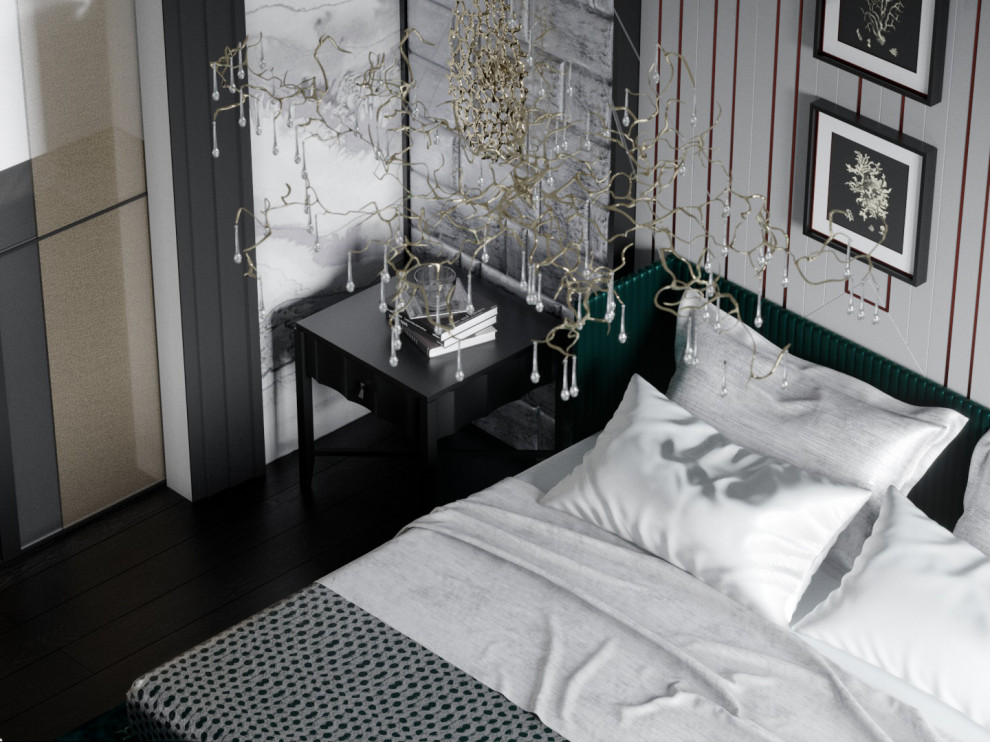 Спальная в квартире ЖК Садовый квартал