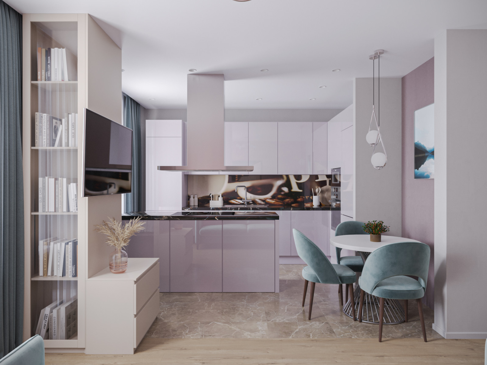 Кухня-гостиная