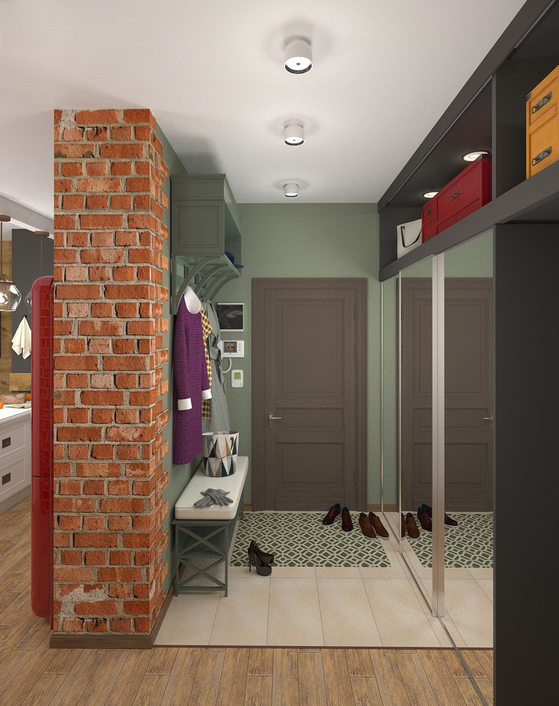 Квартира в стиле домашний лофт для семьи. Коммунарка, Московская обл.