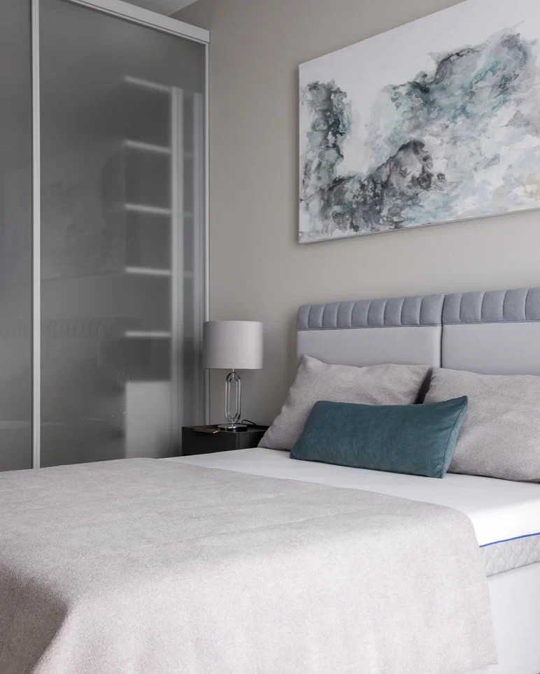 Дизайн интерьера апартаментов в Neva Towers, Москва-Сити (70 м2)