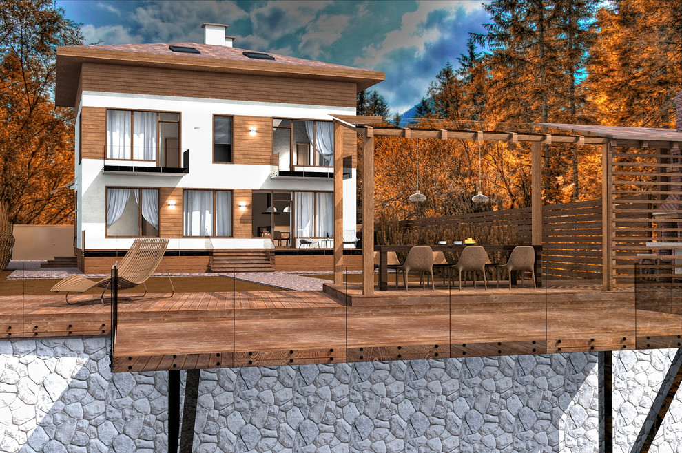 Дом в Самарской области на берегу реки