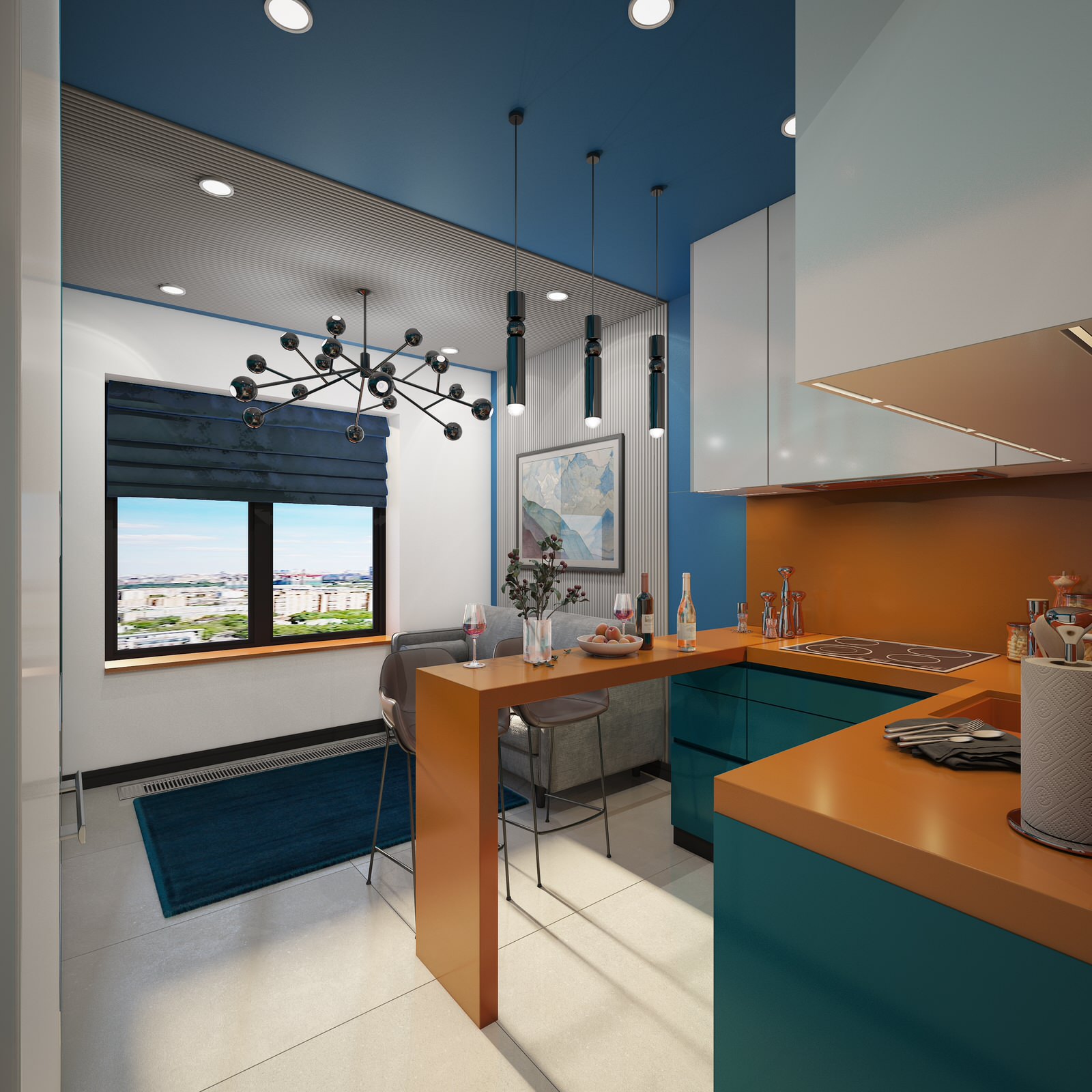 Студия в ЖК Молодогвардейская 36