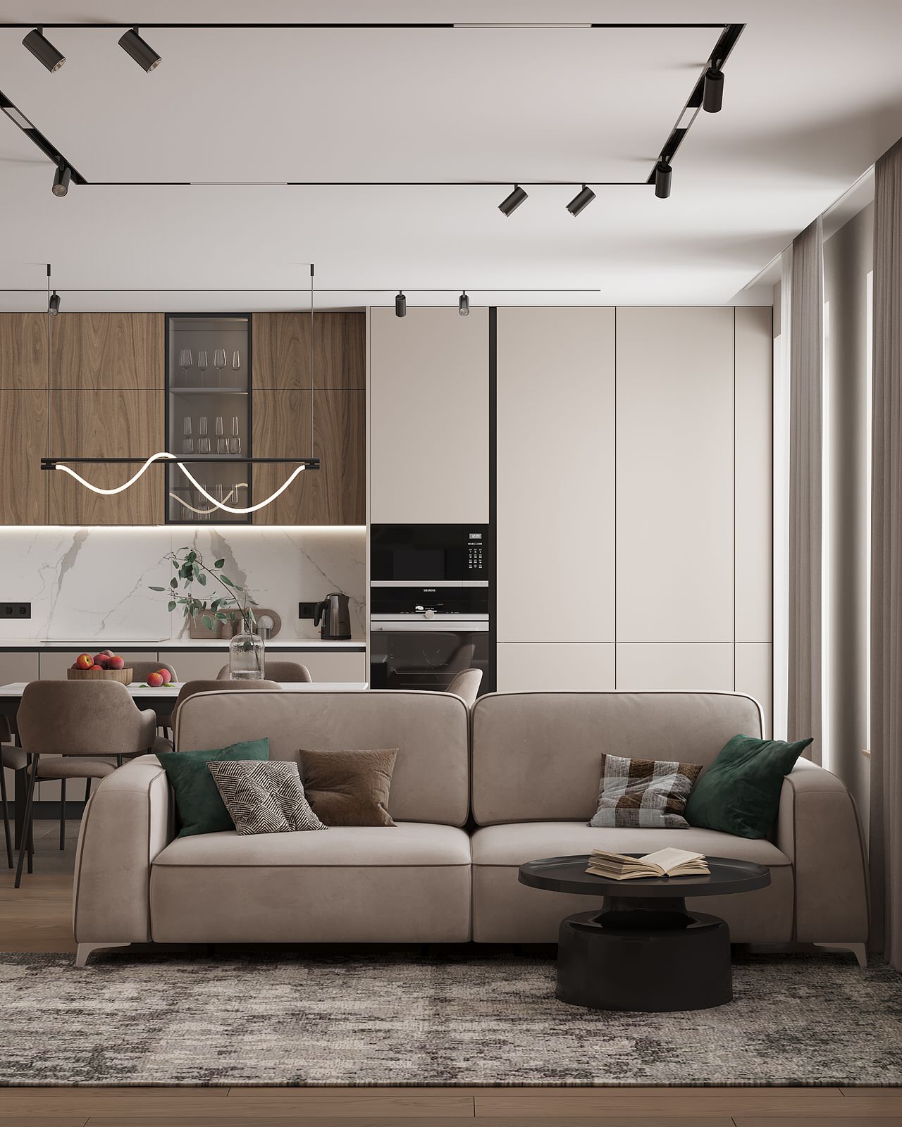 Обложка проекта: Дизайн-проект квартиры  105 м2 г,Ярославль