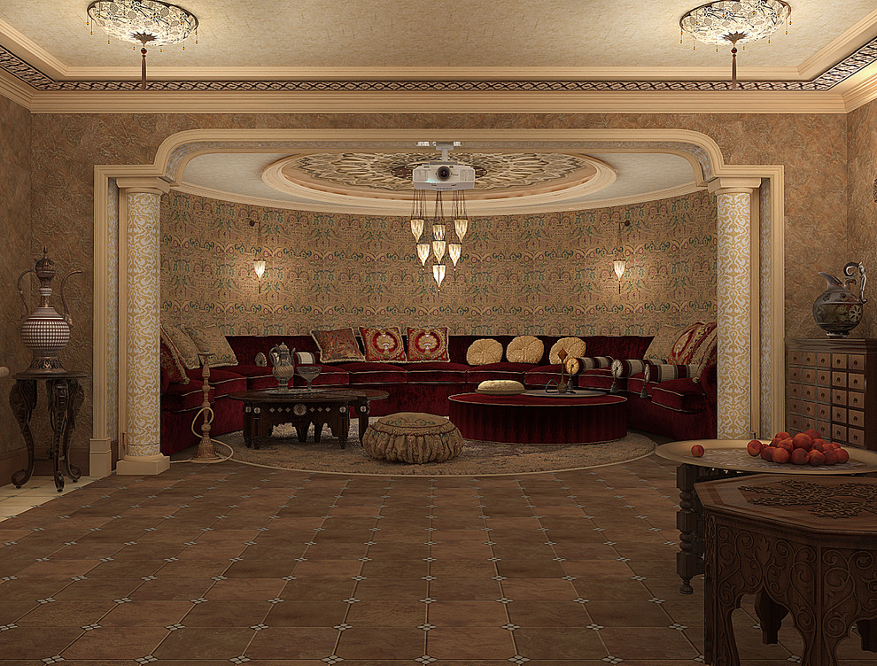Домашняя SPA зона, совмещенная с домашним кинотеатром