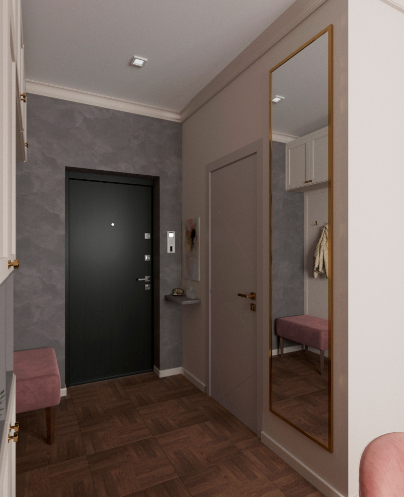 #Шик_в_однушке - кухня-коридор