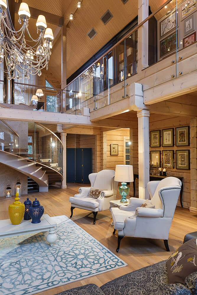 Загородный дом в посёлке "HONKA" на Медном озере, 450 м.кв.