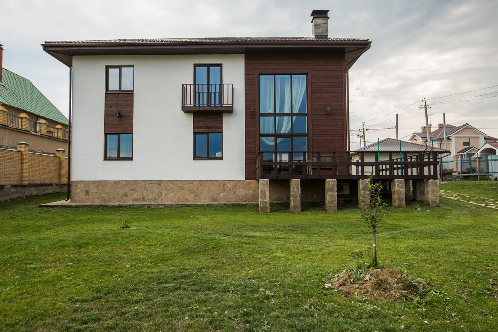 Индивидуальный жилой дом площадью 173 кв.м. с баней на участке