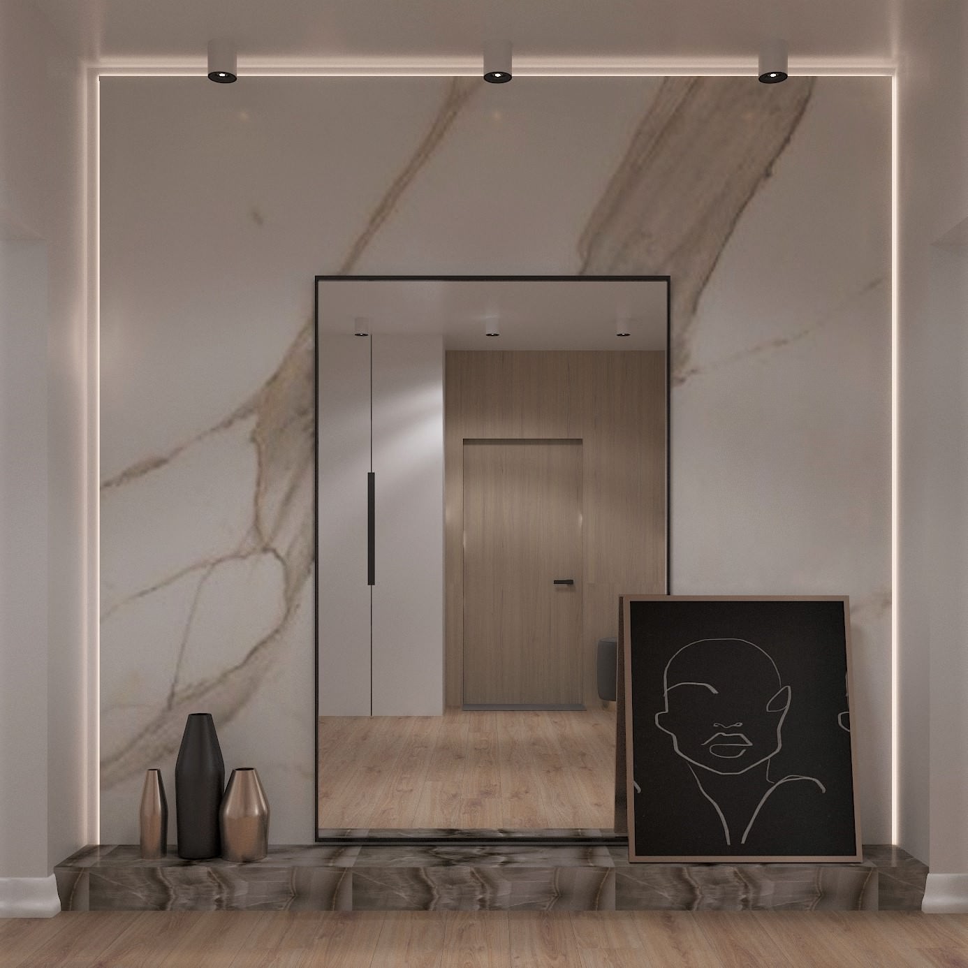 Дизайн квартиры 150 кв.м., г. Екатеринбург, ЖК Макаровский