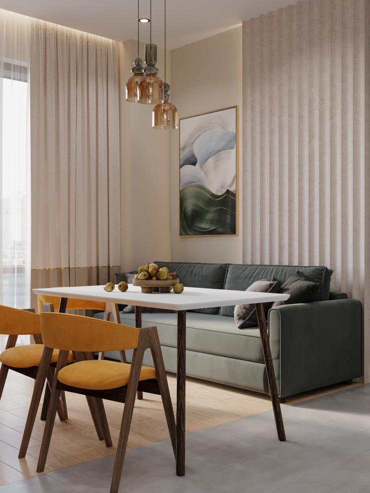 Однокомнатная квартира для девушки 45 кв.м.