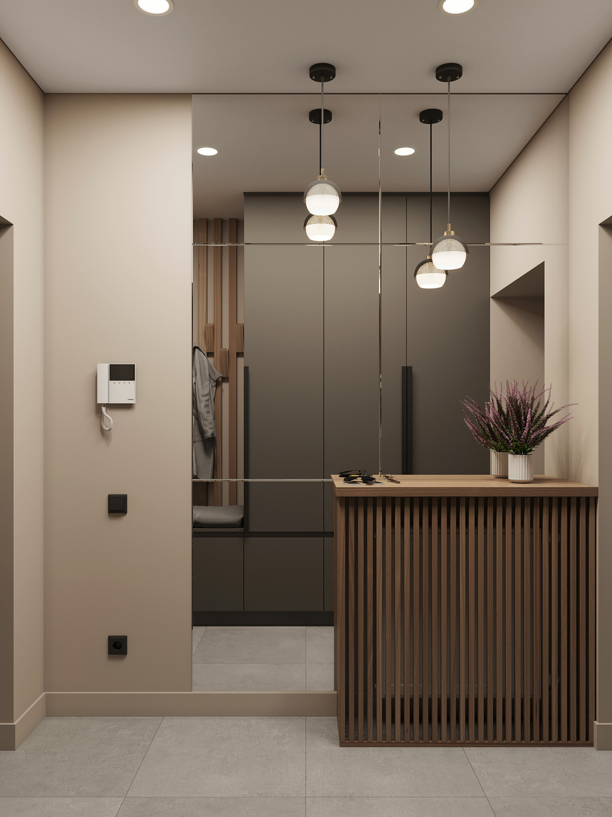 Дизайн-проект первого этажа дома в г. Томск, площадью 65 кв.м.