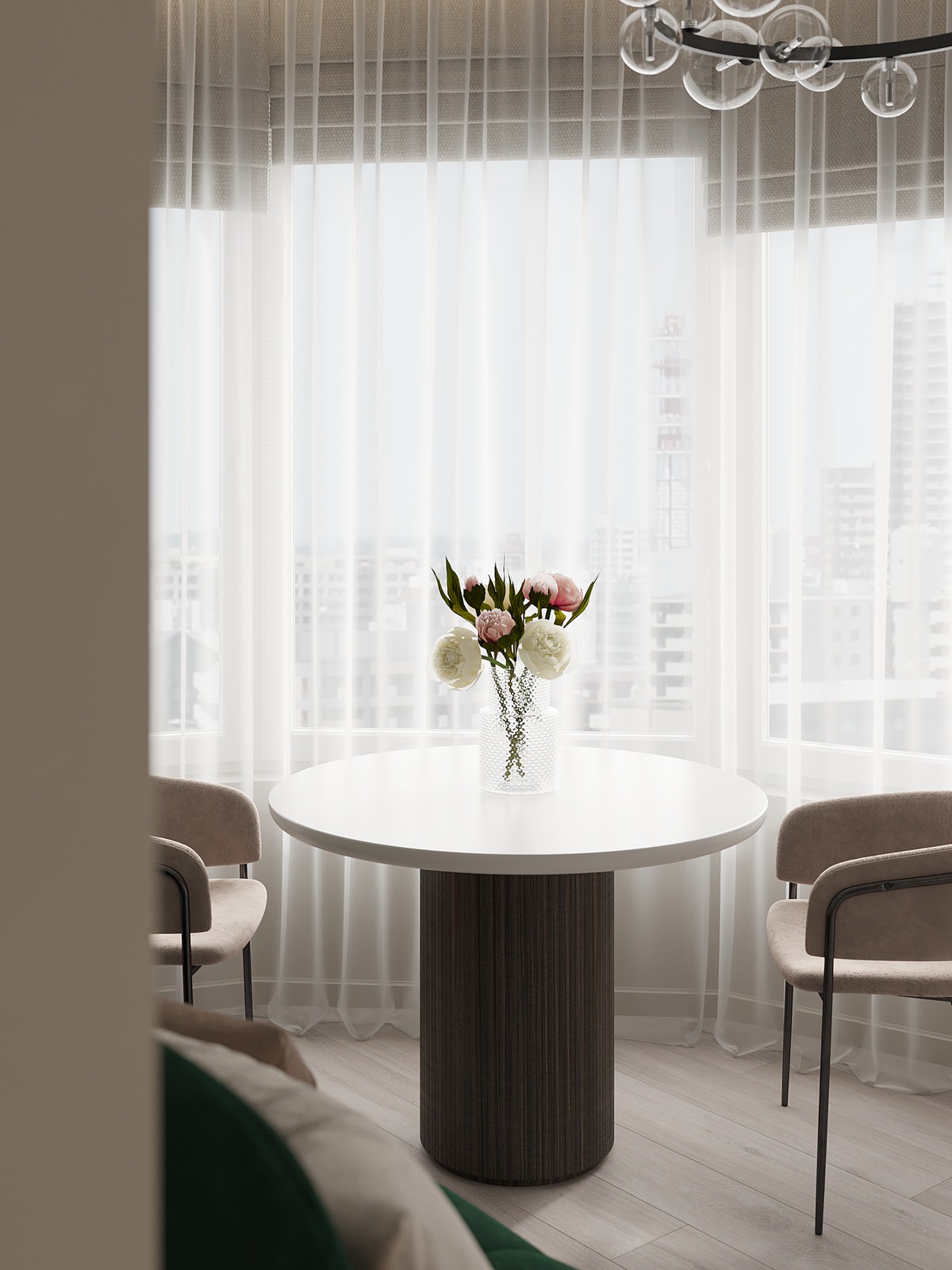 Совмещенная кухня-гостиная