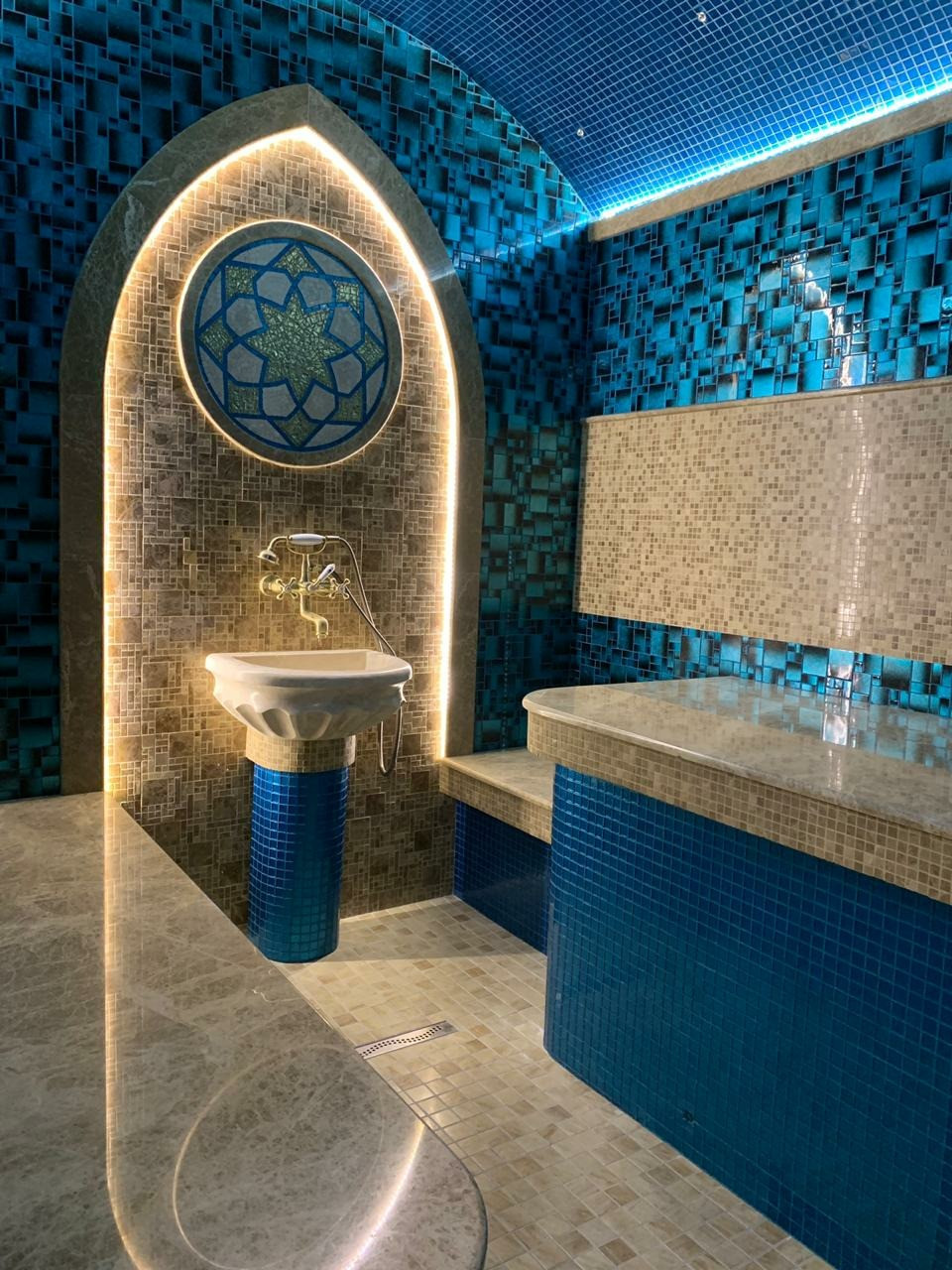 Небольшой хамам в SPA- постройке