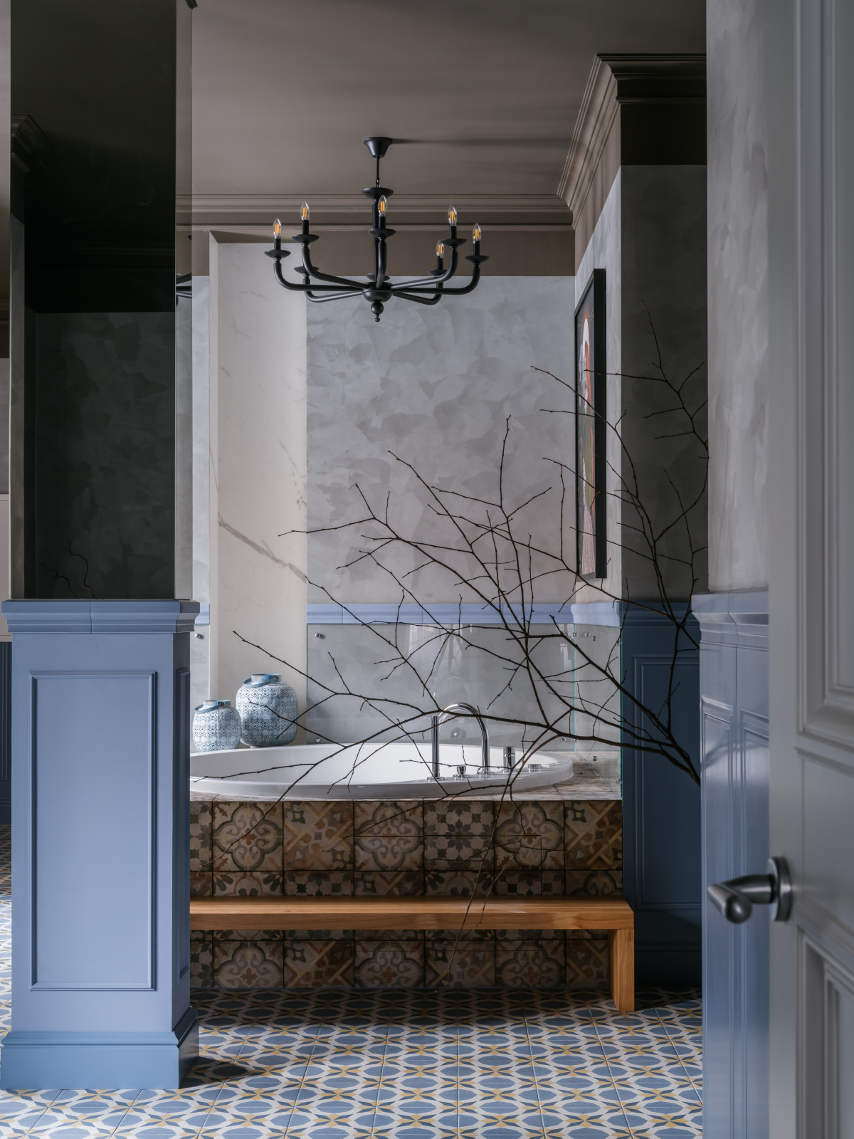 Стилизация загородного дома в КП Довиль