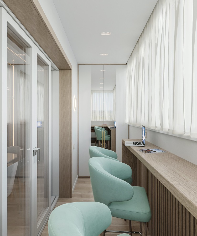 Дизайн-проект трехкомнатной квартиры "Мятное настроение"