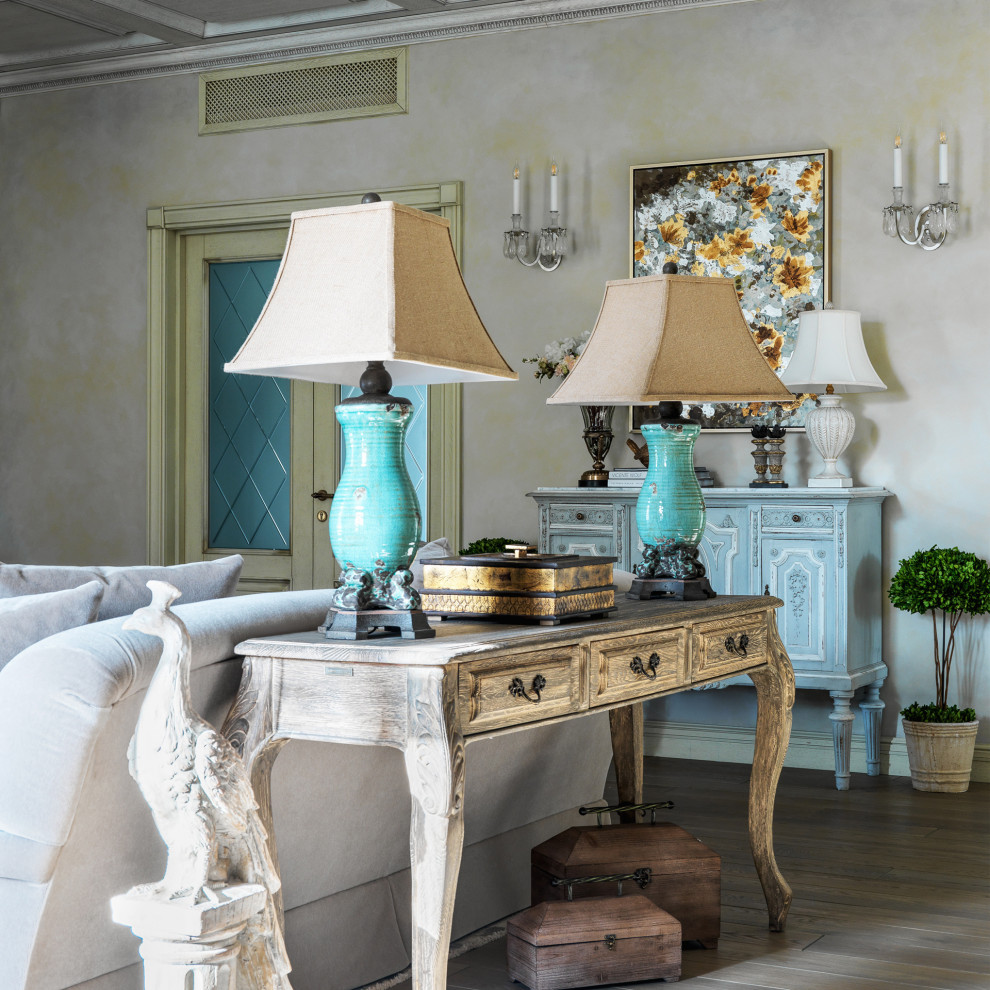 Дизайн гостиной в загородном доме