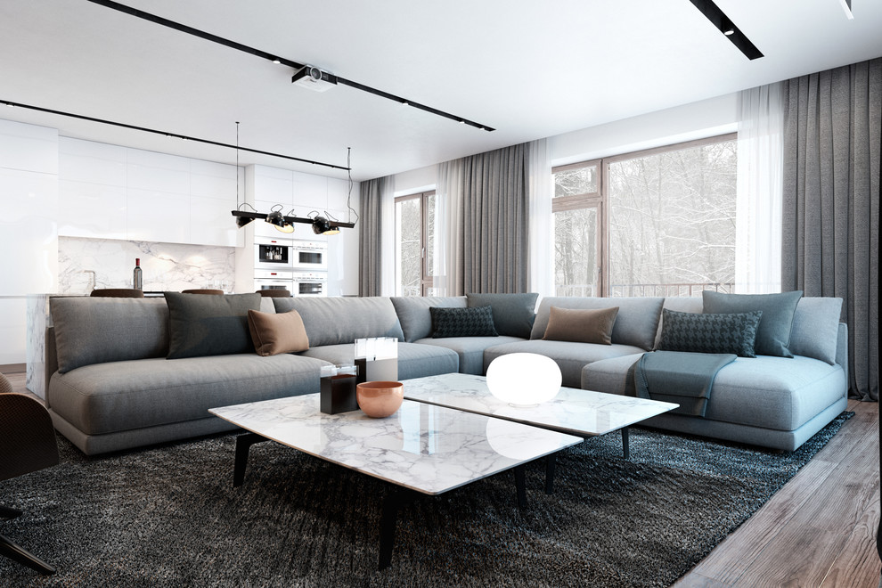 Neat interior for a young family.