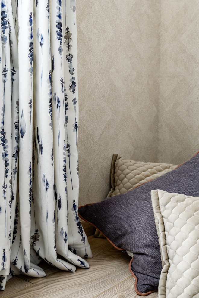 Обложка проекта: Съёмка штор в столовой загородного дома