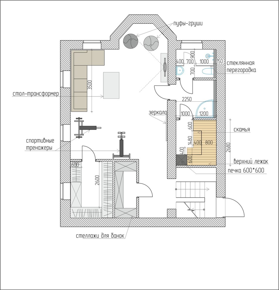 Обложка проекта: Частный дом в Энгельсе. 1,2 этаж, цоколь