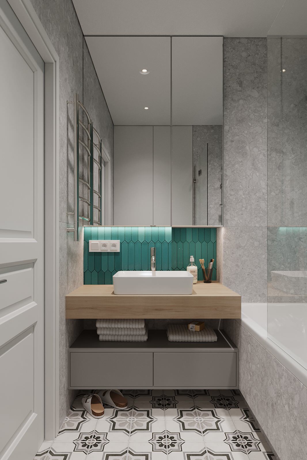 Обложка проекта: Дизайн проект квартиры 65м ЖК Зенит