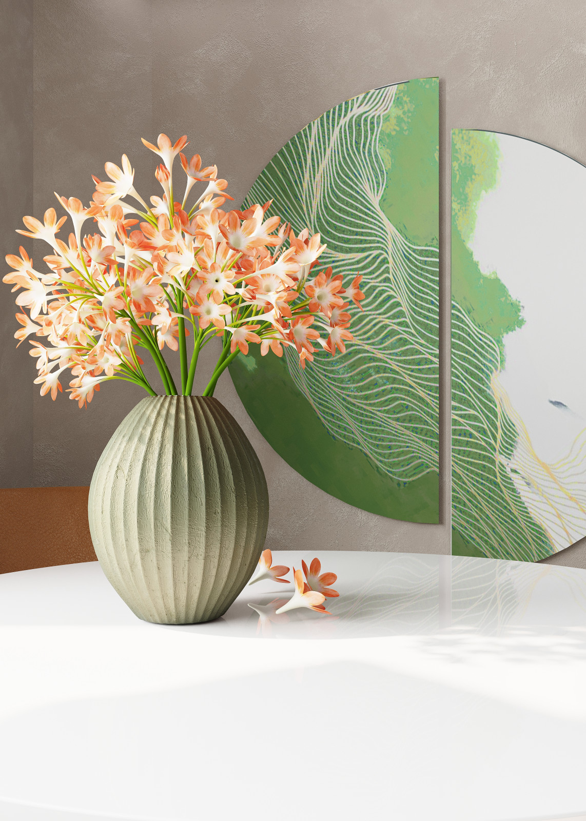 Освежающая кухня для Коттеджа