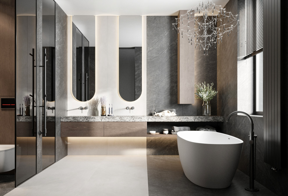 Обложка проекта: Загородный Дом Мастер ванная!