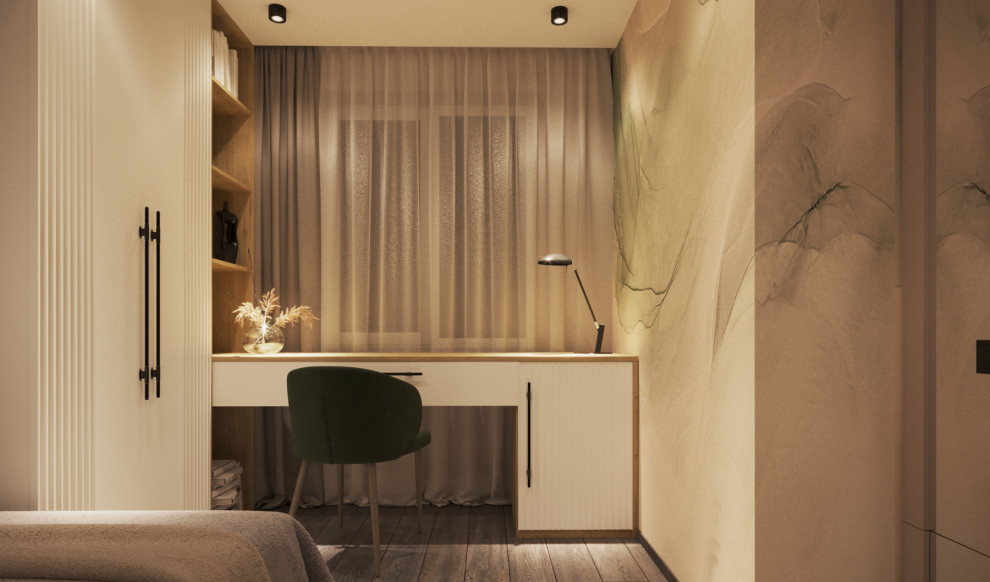 Дом 120 кв.м. _ Спальня_Современный стиль