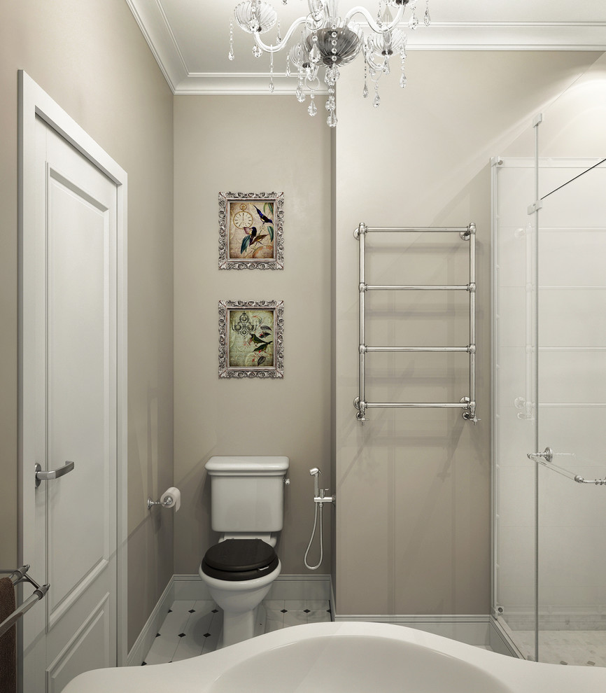 Санузел в классическом стиле