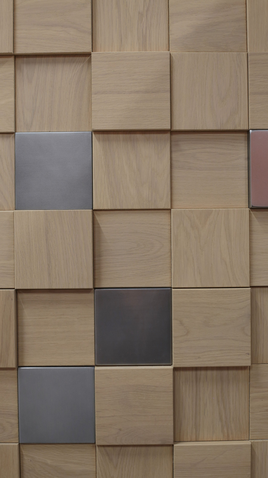 Стеновые панели Пиксели со вставками