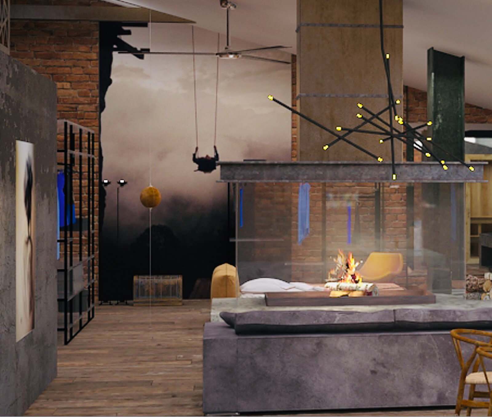 Пентхаус на мансардном этаже