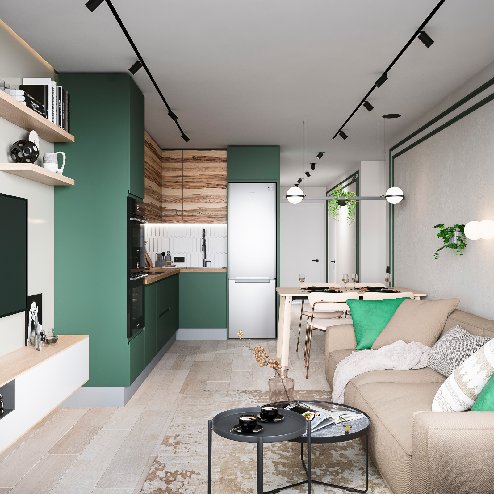 Дизайн квартиры в ЖК "Октябрьский" г.Тюмень