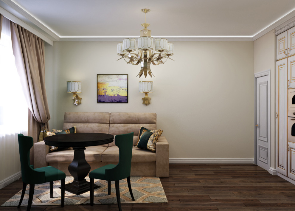 Обложка проекта: Интерьер квартиры в классическом стиле