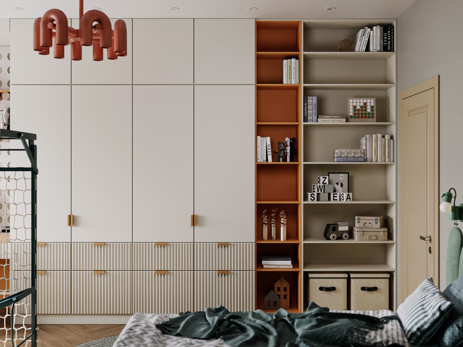 Детская с зоной для занятий спортом