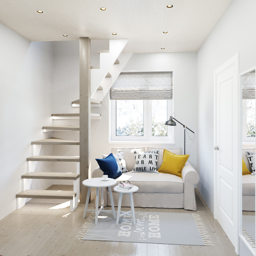 Обложка проекта: Гостиная-кухня в загородном доме