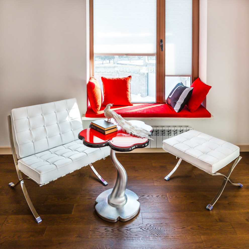 Шоколадное настроение. Интерьер двухэтажного дома в стиле фьюжн