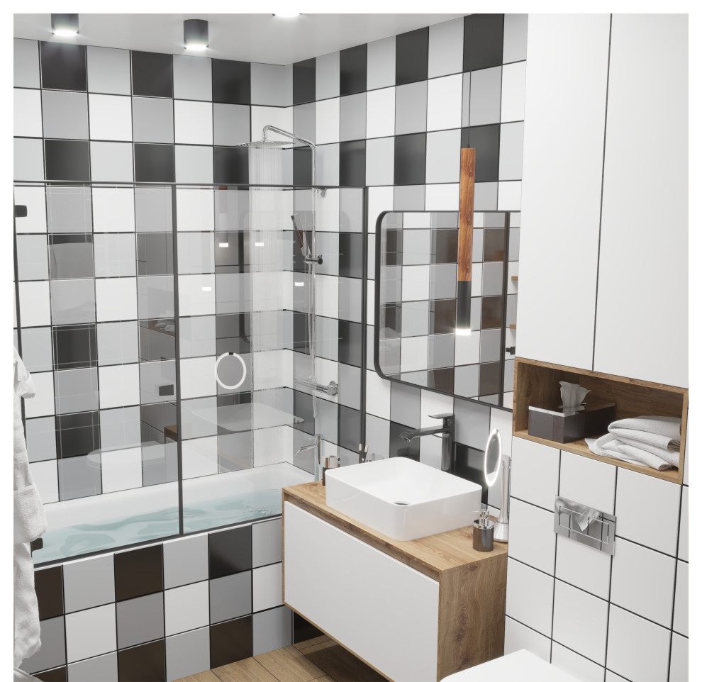 Яркая однокомнатная квартира