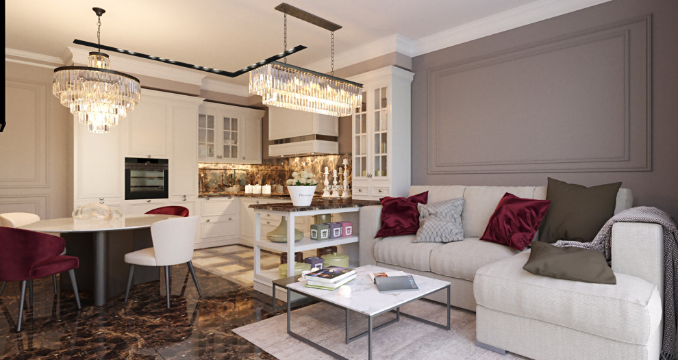 Квартира в стиле арт-деко для молодой пары