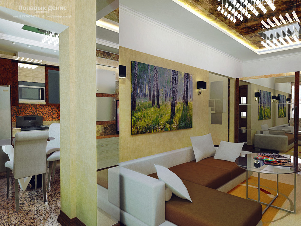 дизайн интерьера квартиры  (для гостей)