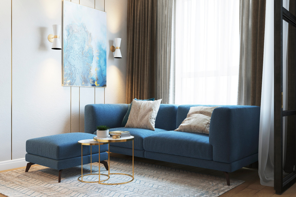 Дизайн-проект квартиры в современном стиле 90 м.кв г. Москва