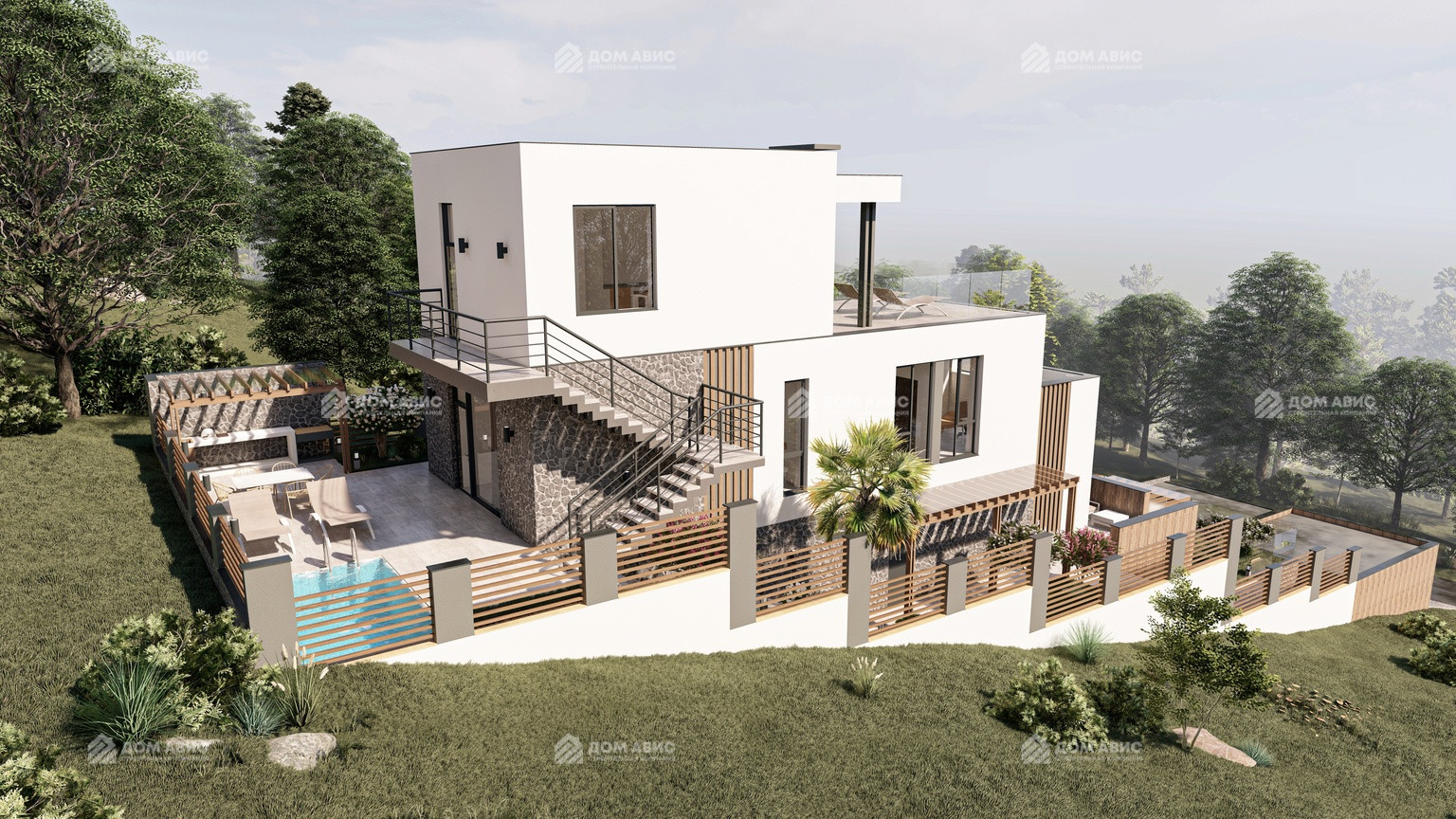 проект дома в Сочи, Черешня