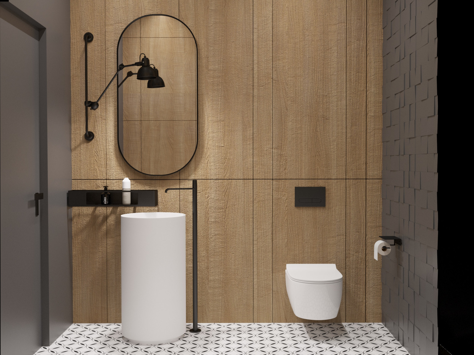 Современный интерьер двухуровневой квартиры 2