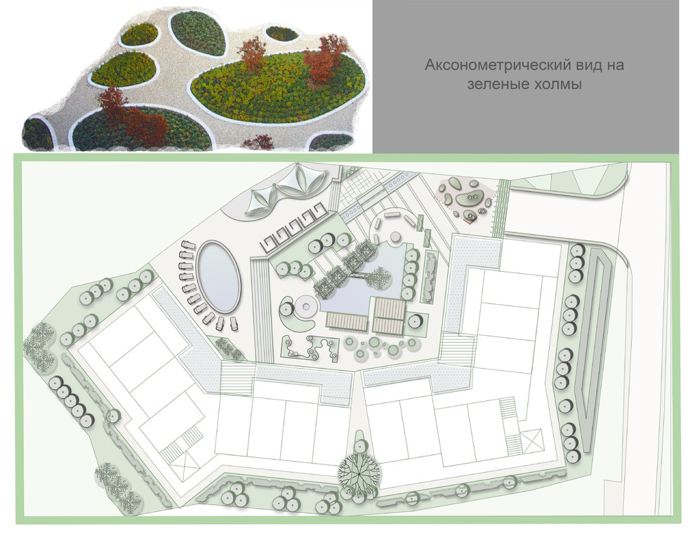 Проект ландшафта отеля