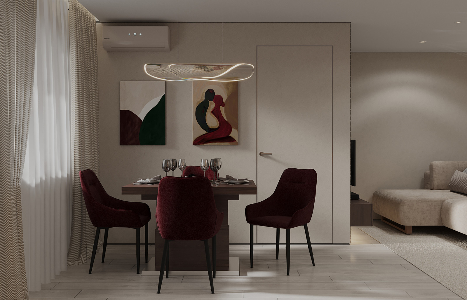 Квартира 65 м2 с отдельным санузлом для бабушки