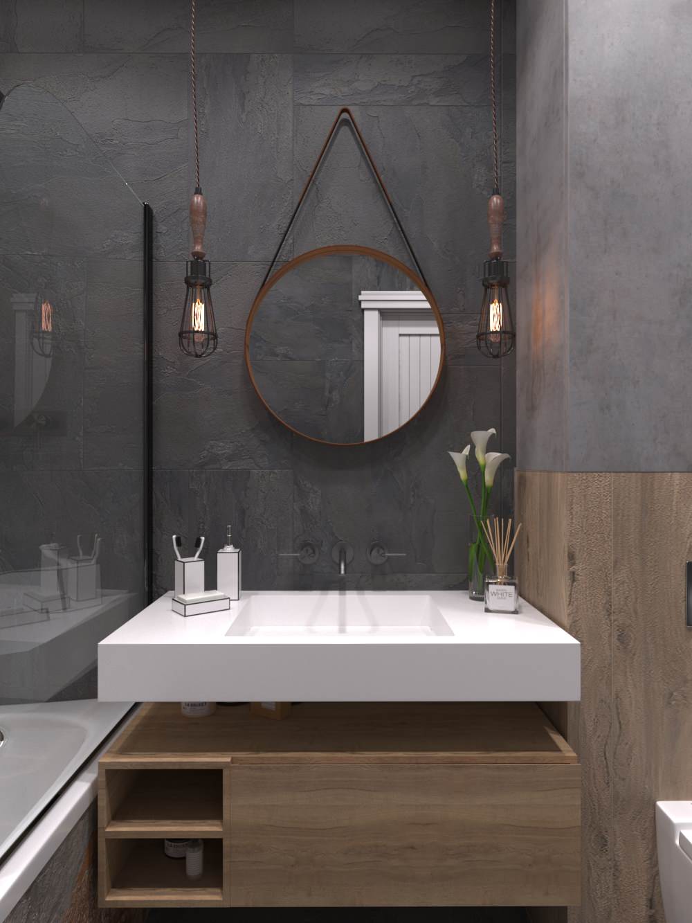 Квартира в стиле лофт в ЖК Новая высота