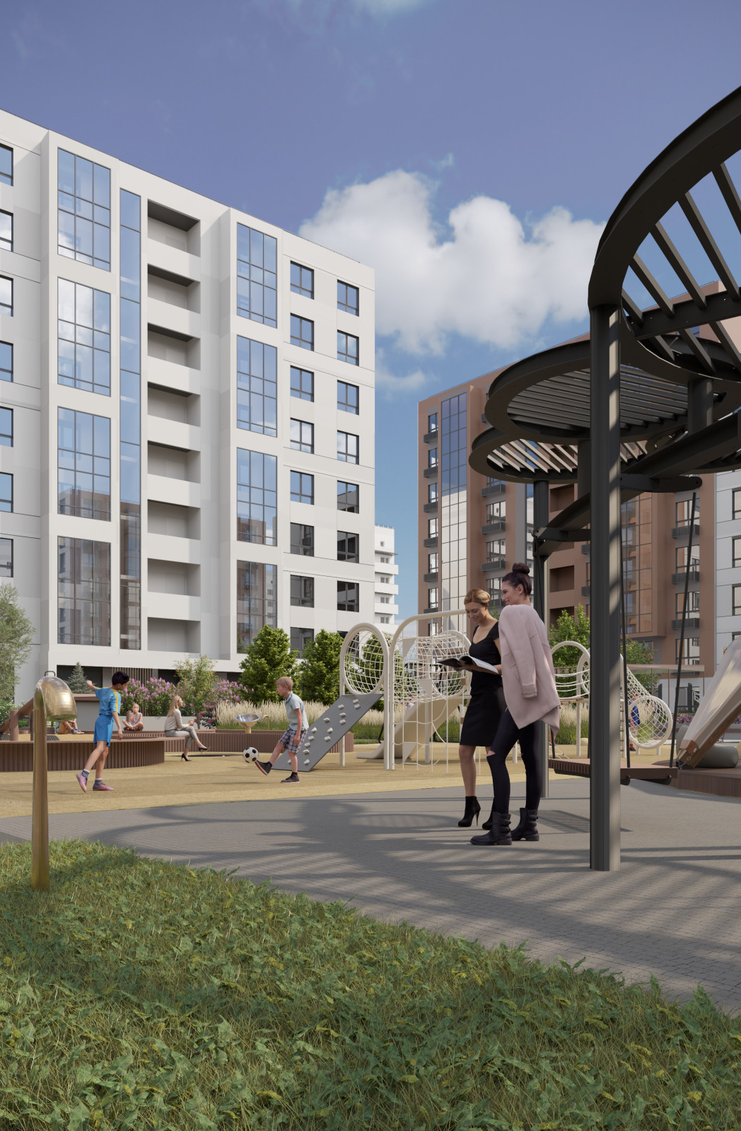 Эскизы к проекту жилого комплекса