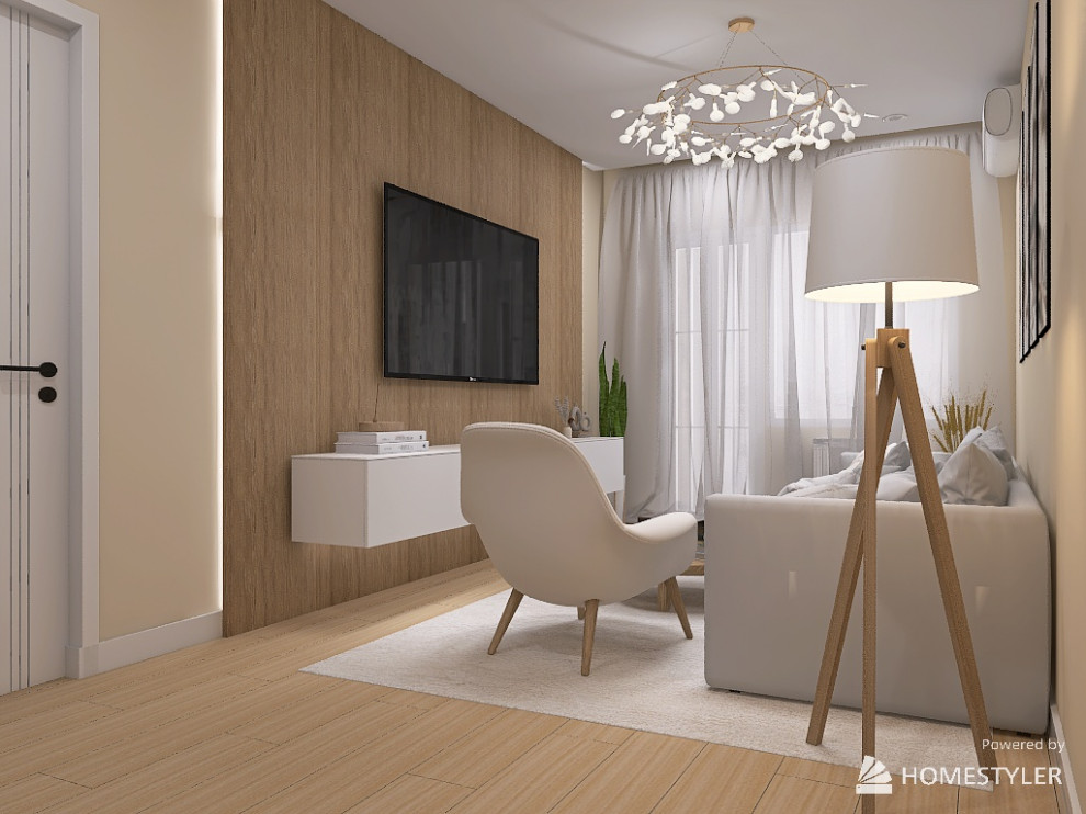 Современный стиль 45 кв.м.