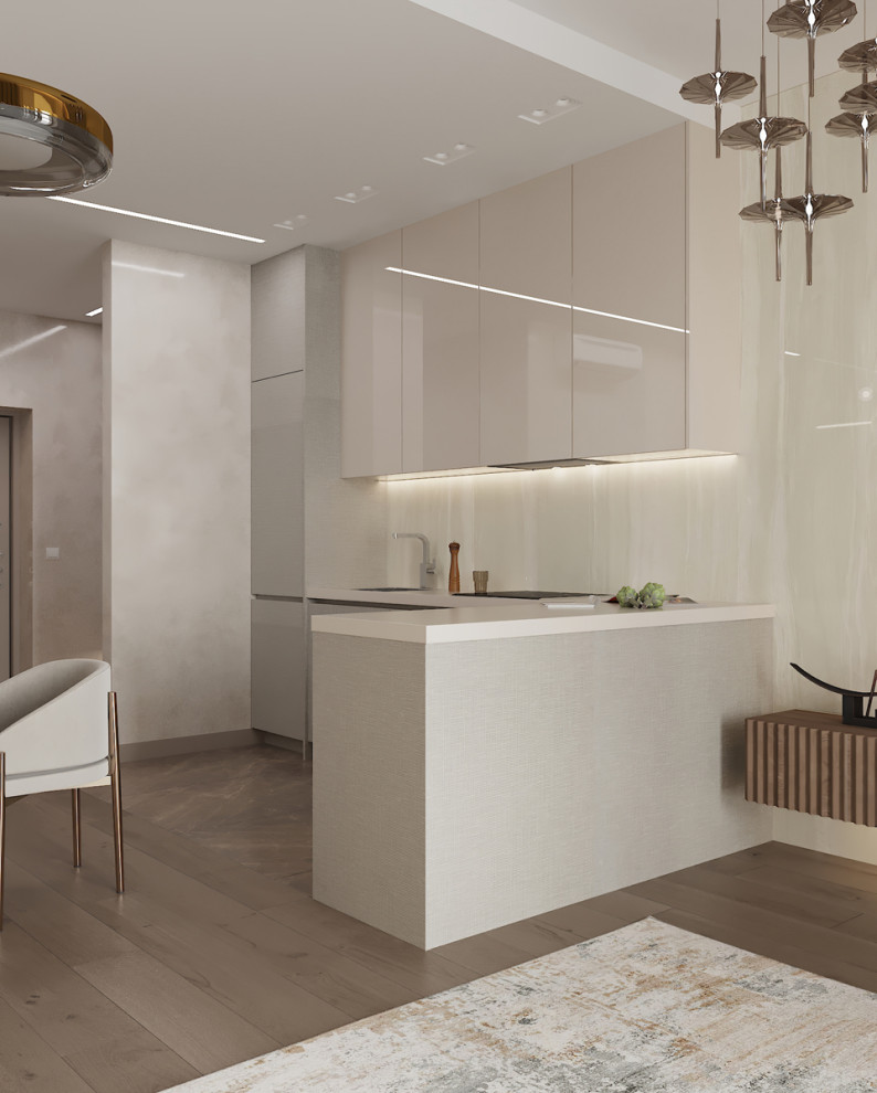 Современный дзен. ЖК Переулок Бульварный. Визуализация.