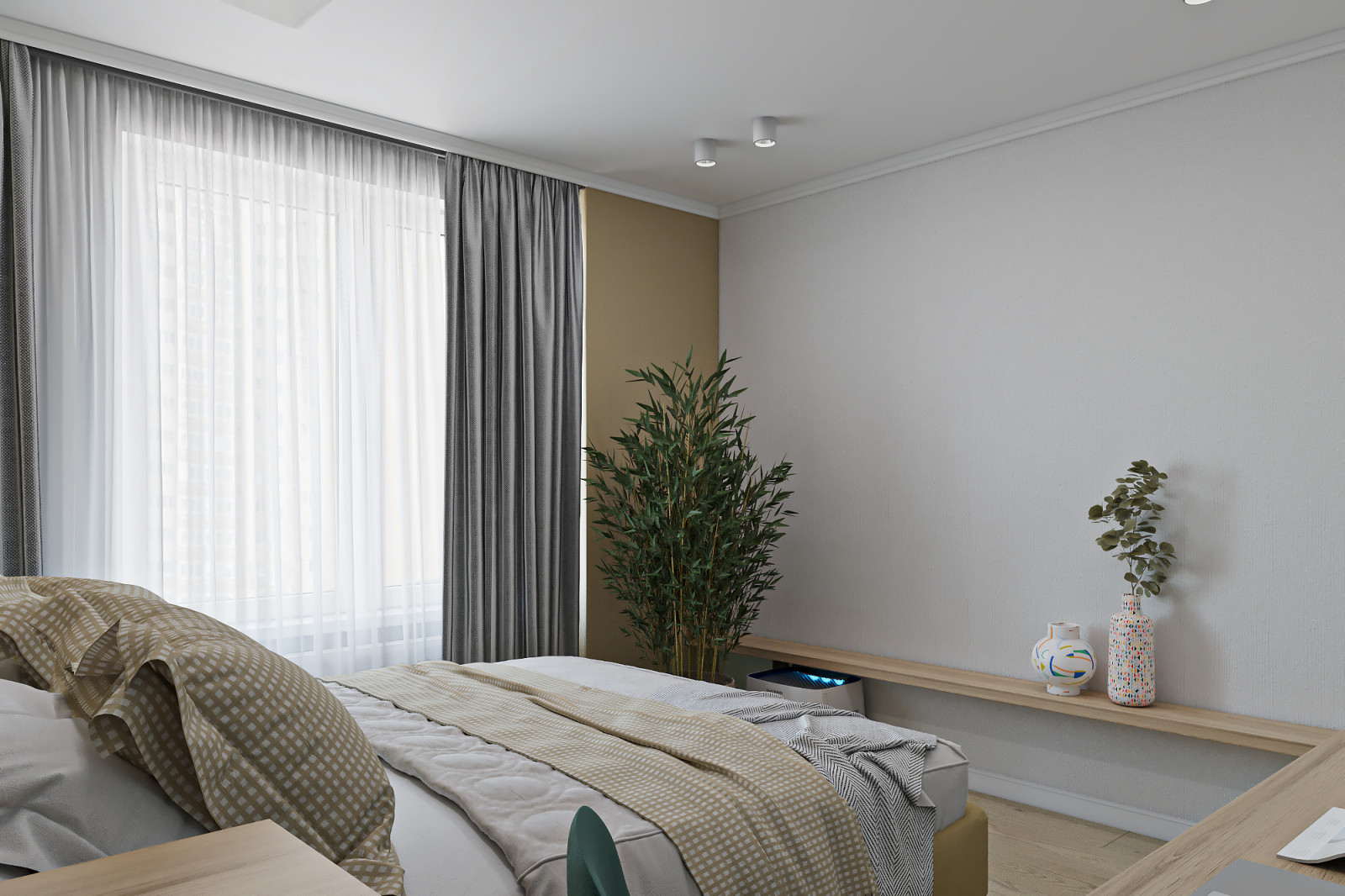 Дизайн проект однокомнатной в Мурино