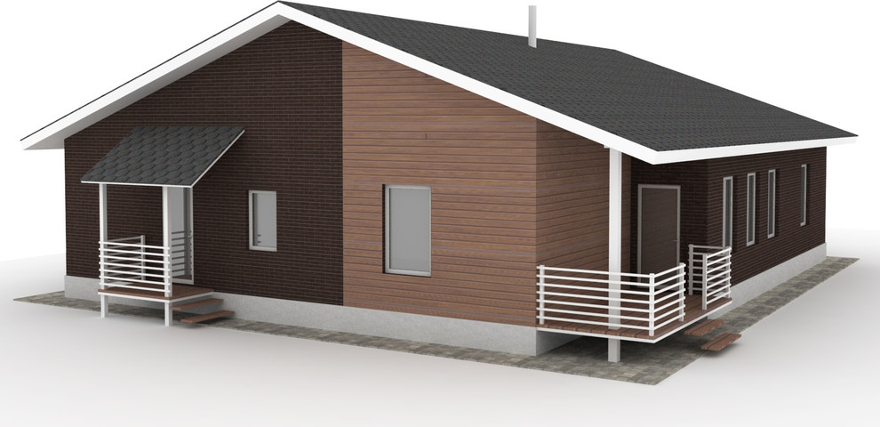 Обложка проекта: Дом в скандинавском стиле