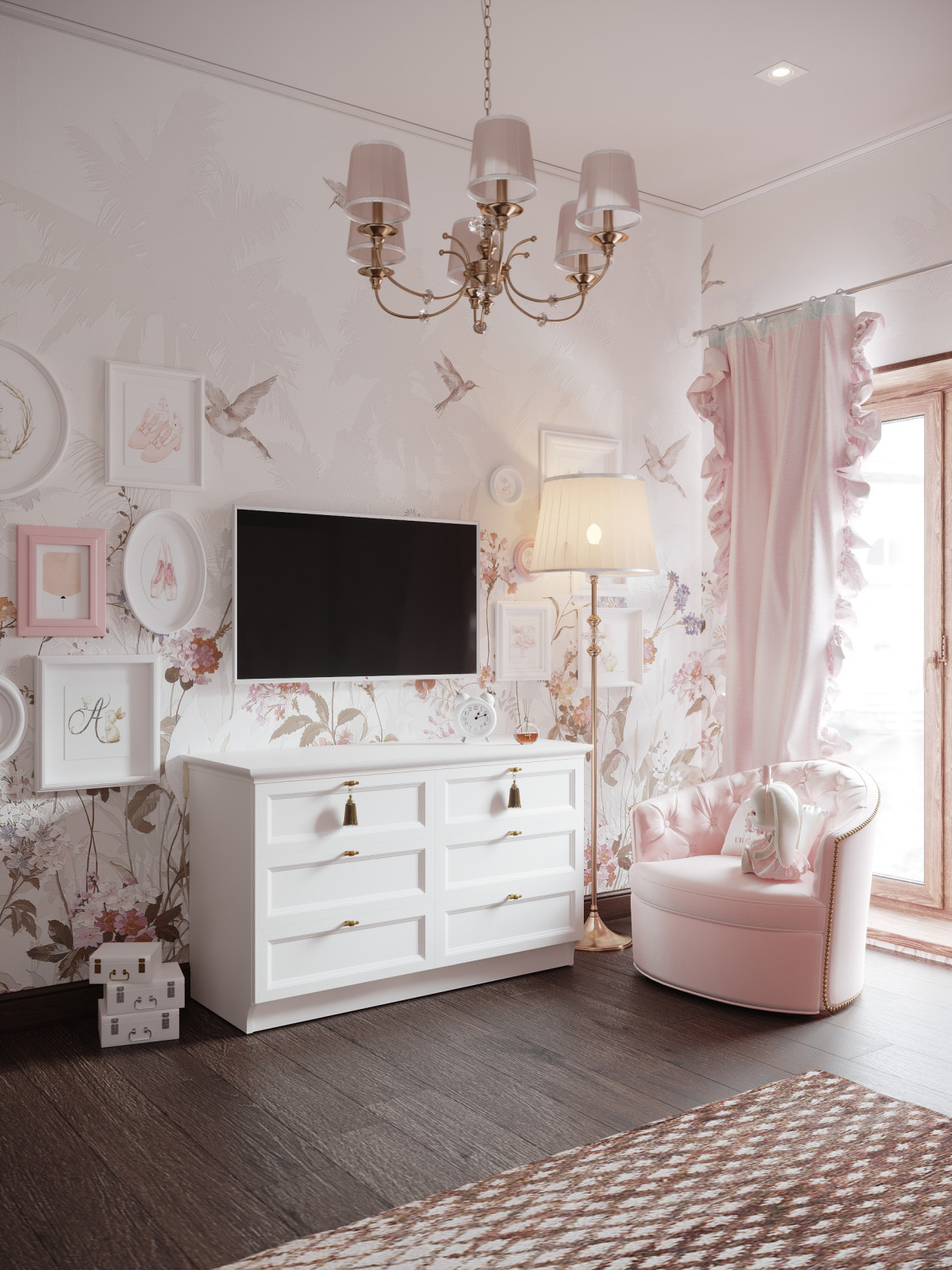 Детская для девочки, 14,5 кв.м